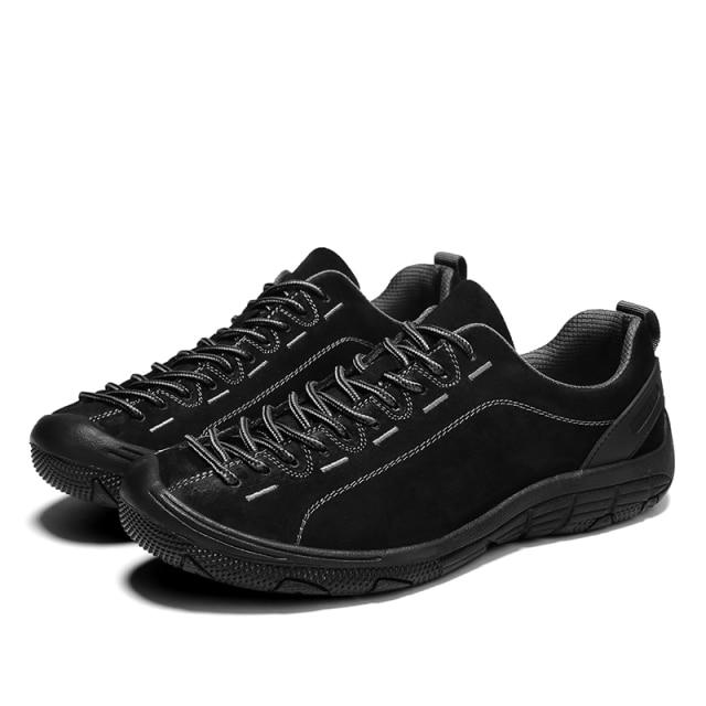 Hochwertige Herren Wanderschuhe Outdoor Niedrigen Knöchel Jagd Trekking Turnschuhe Plus Größe Wildleder Leder Männer Tourismus Reise Schuhe 38 von Joom DACH