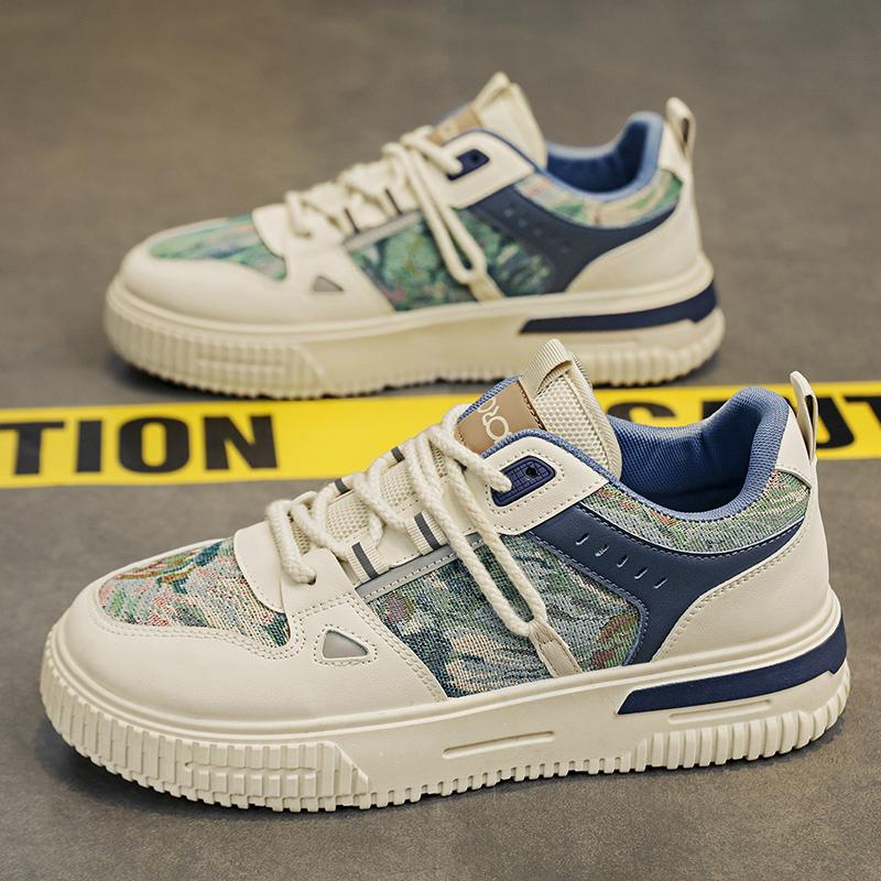 Hochwertige Laufschuhe für Herren Atmungsaktive Graffiti Sportschuhe Große Größe 46 Bequeme Winter Weiche Freizeitsneaker Tenis Masculino 39 von Joom DACH