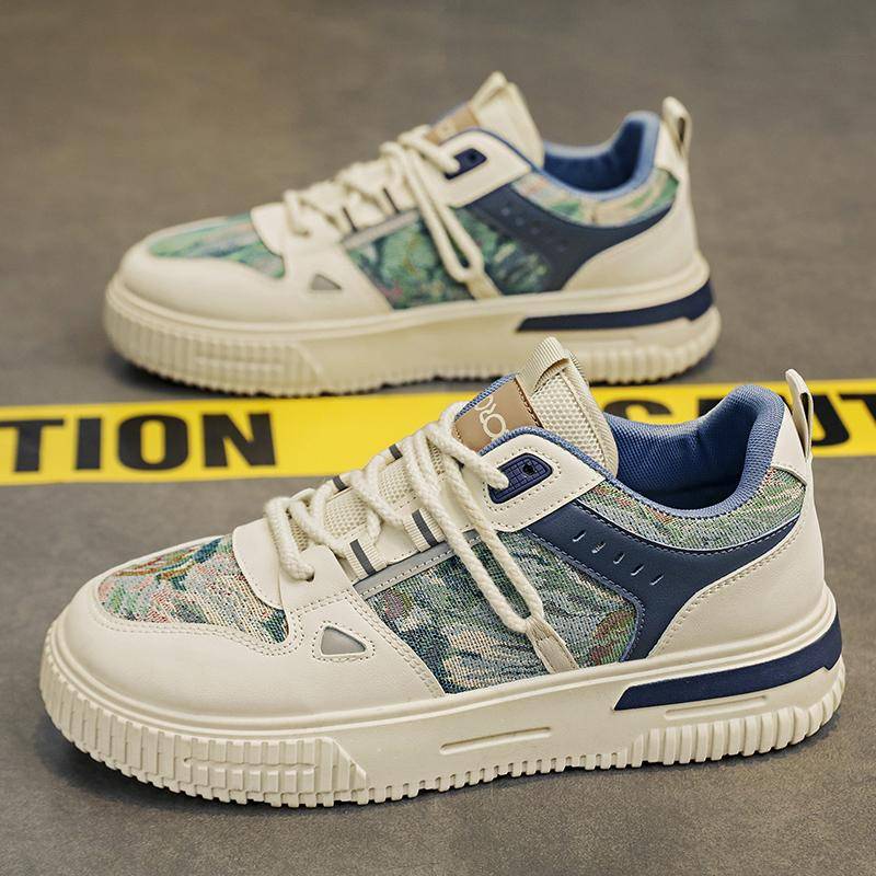 Hochwertige Laufschuhe für Herren Atmungsaktive Graffiti Sportschuhe Große Größe 46 Bequeme Winter Weiche Freizeitsneaker Tenis Masculino 39 von Joom DACH