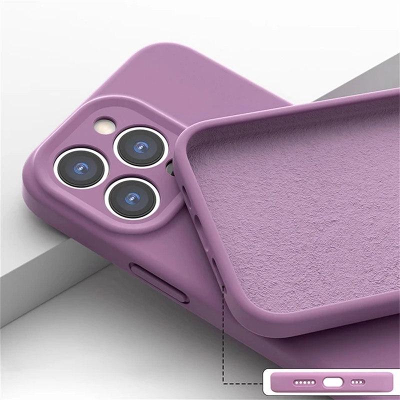 Hochwertige original quadratische flüssige weiche Silikon-Telefonhülle für iPhone 15 14 11 12 13 Pro Max Plus farbenfrohe Modeabdeckung iPhone 14 Pro violett Hochwertige original quadratische flüssige weiche Silikon-Telefonhülle für iPhone 15 14 11 12 13 Pro Max Plus farbenfrohe Modeabdeckung iPhone 14 Pro violett von Joom DACH