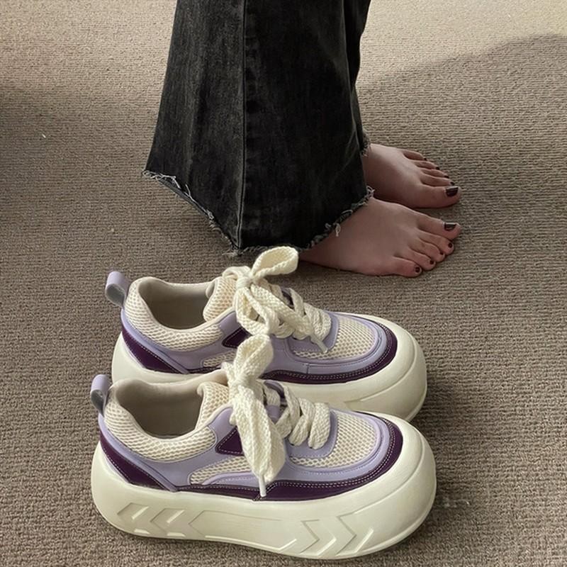 Hochwertige weiße Schuhe für Damen, neue Plateau-Muffin-Sneaker für den Sommer 40 von Joom DACH