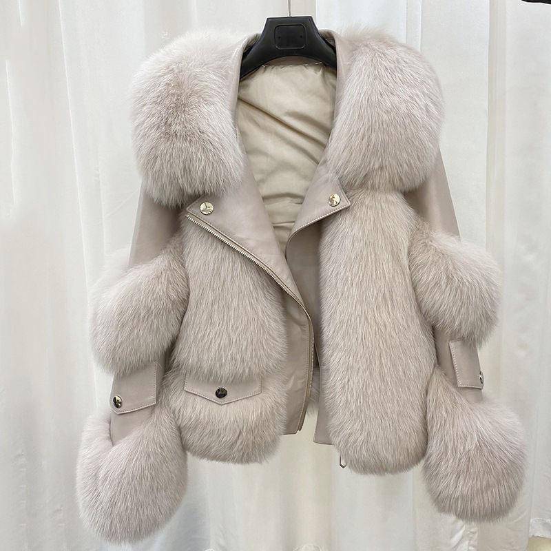 Hochwertiger Damen Oversize Steppmantel aus Kunstfuchsfell S beige/kamelfarben Hochwertiger Damen Oversize Steppmantel aus Kunstfuchsfell S beige/kamelfarben von Joom DACH