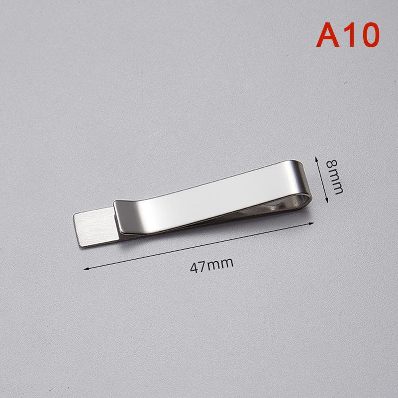 Hochwertiger Geldscheinklammer aus Edelstahl und Metall, einfache silberne Dollar-Bargeldklammer, Geldscheinklammer für Männer und Frauen von Joom DACH