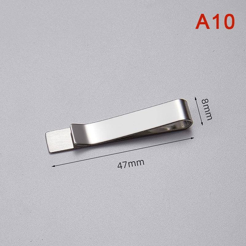 Hochwertiger Geldscheinklammer aus Edelstahl und Metall, einfache silberne Dollar-Bargeldklammer, Geldscheinklammer für Männer und Frauen von Joom DACH