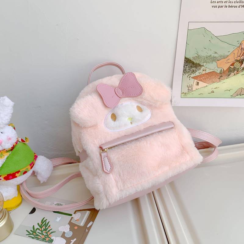 Hochwertiger neuer Plüsch-Rucksack, Mini-Schultasche für Mädchen und Jungen, süße Umhängetasche, Cartoon-Schultasche, Kindergarten-Geschenke von Joom DACH