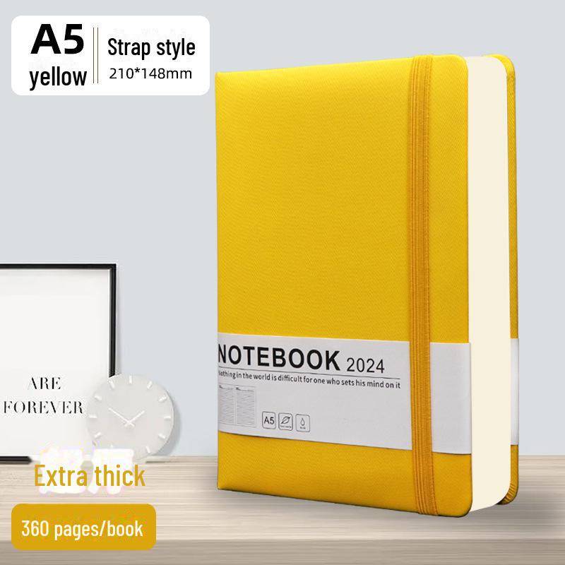 Hochwertiges A5-Notizbuch aus Kunstleder – Verdickter B5-Business-Notizblock mit anpassbarem Logo von Joom DACH