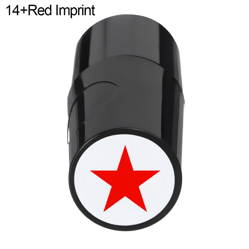 Hochwertiges Golfer-Geschenk aus Kunststoff, Golfball-Stempel, Golf-Zubehör, Golf-Stempel, Marker, Siegel 14+Red Imprint von Joom DACH