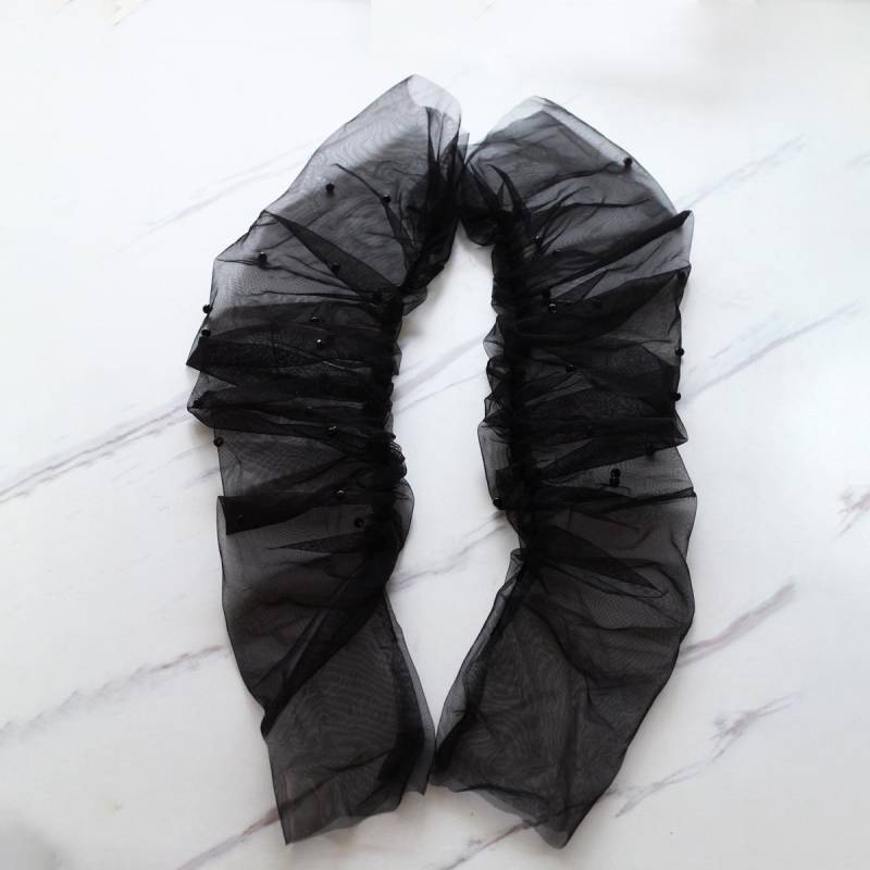 Hochzeit Fingerlose Weiße / Schwarze Handschuhe Lang Tüll Perlen Bräute Brautjungfer Ärmelstulpe Damen Festzug Abschlussball Handschuh schwarz Hochzeit Fingerlose Weiße / Schwarze Handschuhe Lang Tüll Perlen Bräute Brautjungfer Ärmelstulpe Damen Festzug Abschlussball Handschuh schwarz von Joom DACH