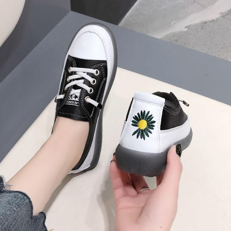 Höhe erhöhende Einlegesohle, niedrig geschnittene weiße Schuhe, neue, passende Schuhe für Damen, atmungsaktive Sommer-Freizeit-Doug-Pumps mit Rock 38 schwarz von Joom DACH