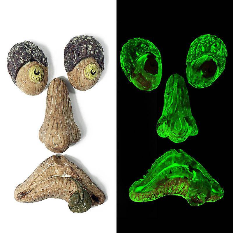 Hof Kunst Outdoor Baum Lustige Alte Mann Gesicht Skulptur Wunderliche Baum Gesicht Garten Dekoration von Joom DACH