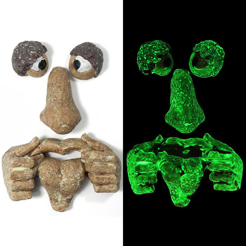 Hof Kunst Outdoor Baum Lustige Alte Mann Gesicht Skulptur Wunderliche Baum Gesicht Garten Dekoration von Joom DACH