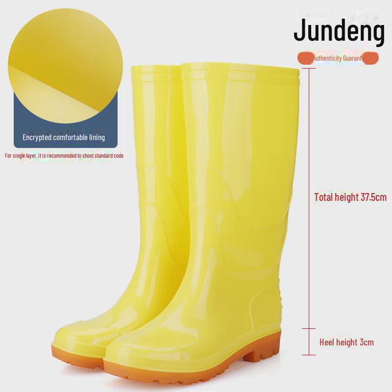 Hohe Gummistiefel für Herren für Arbeit und Angeln 40 von Joom DACH