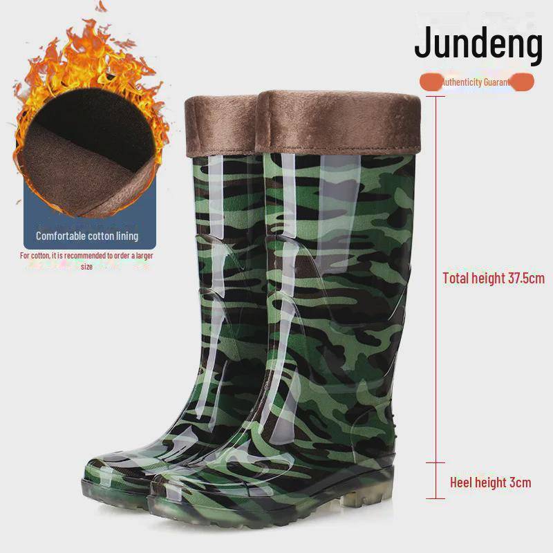 Hohe Gummistiefel für Herren für Arbeit und Angeln 43 von Joom DACH