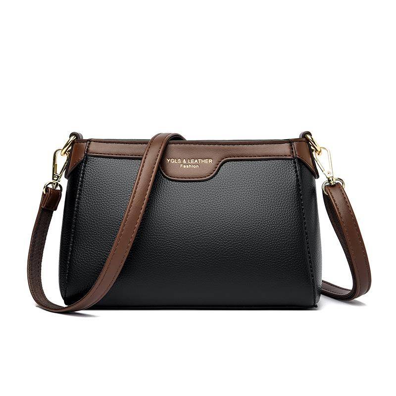 Hohe Qualität Weiche Echtes leder Schulter Umhängetaschen für Frauen 2023 Luxus Handtaschen Frauen Taschen Designer Messenger Tasche Sac graue von Joom DACH