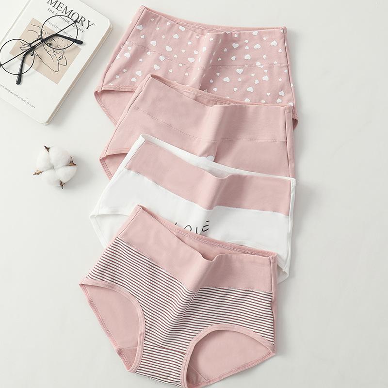 Hohe Taille 4 Teile/satz Baumwolle Höschen Frauen Unterwäsche Slips Weibliche Dessous Plus Größe M-5XL 4XL Hohe Taille 4 Teile/satz Baumwolle Höschen Frauen Unterwäsche Slips Weibliche Dessous Plus Größe M-5XL 4XL von Joom DACH