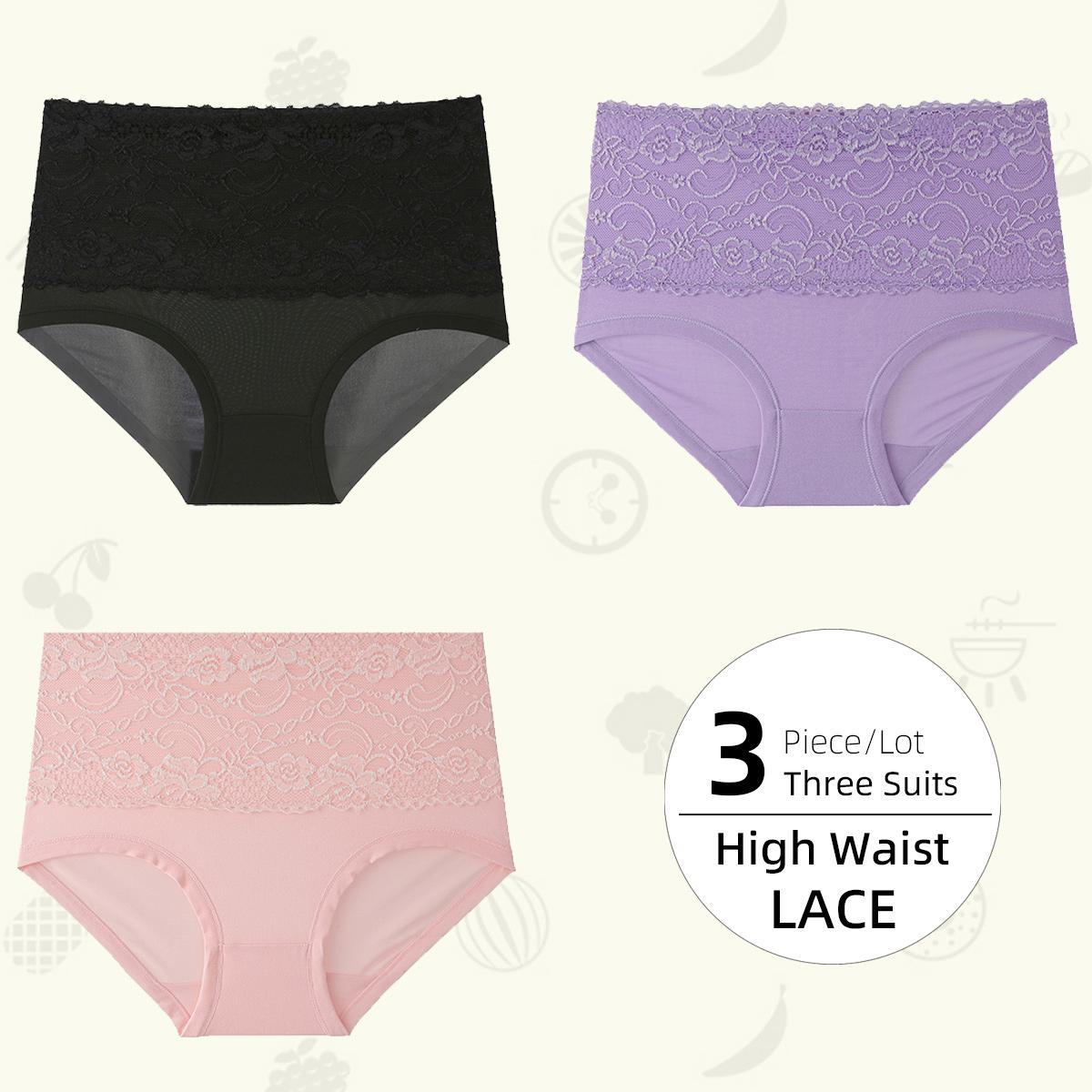 Hohe Taille Frauen Höschen Spitze Frauen Große Größe Höschen Einfarbig Hohe Taille Dreieck Hosen Unterwäsche Slips 3XL Hohe Taille Frauen Höschen Spitze Frauen Große Größe Höschen Einfarbig Hohe Taille Dreieck Hosen Unterwäsche Slips 3XL von Joom DACH