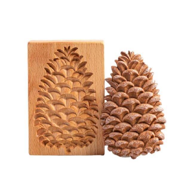 Holz Ausstechform Haushalt Kuchenform Presse Weihnachten 3D Keks Prägeformen Bäckerei Gadget Küchenzubehör von Joom DACH