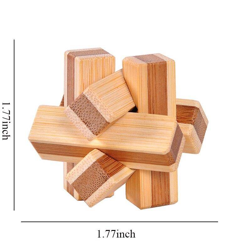 Holz Kong Ming Lock Lu Ban Lock IQ Denkaufgabe Lernspielzeug für Kinder Kinder Montessori 3D-Puzzles Spiel Entsperren Spielzeug Erwachsene Small knot Holz Kong Ming Lock Lu Ban Lock IQ Denkaufgabe Lernspielzeug für Kinder Kinder Montessori 3D-Puzzles Spiel Entsperren Spielzeug Erwachsene Small knot von Joom DACH