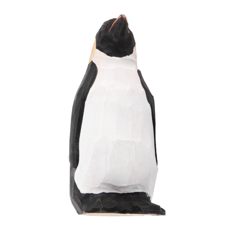 Holz Pinguin Statue Nette Lebendige Bild Hand Gemalt Exquisite Pinguin Figurine Pinguin Dekor für von Joom DACH