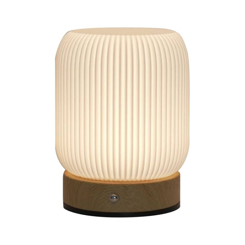 Holzmaserung Touch Nachtlicht Pat Tischlampe Schlafzimmer Nachttischlampe Umgebungslicht mit eingebautem Three Colors von Joom DACH