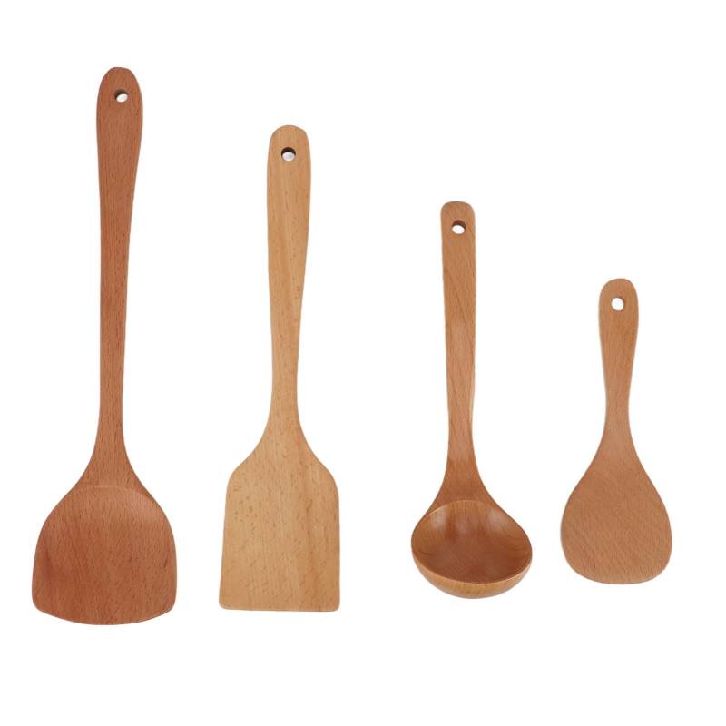 Holzspatel zum Kochen Rutschfest Mehrzweck Holzwender mit Löffel Küchenholzutensilien von Joom DACH