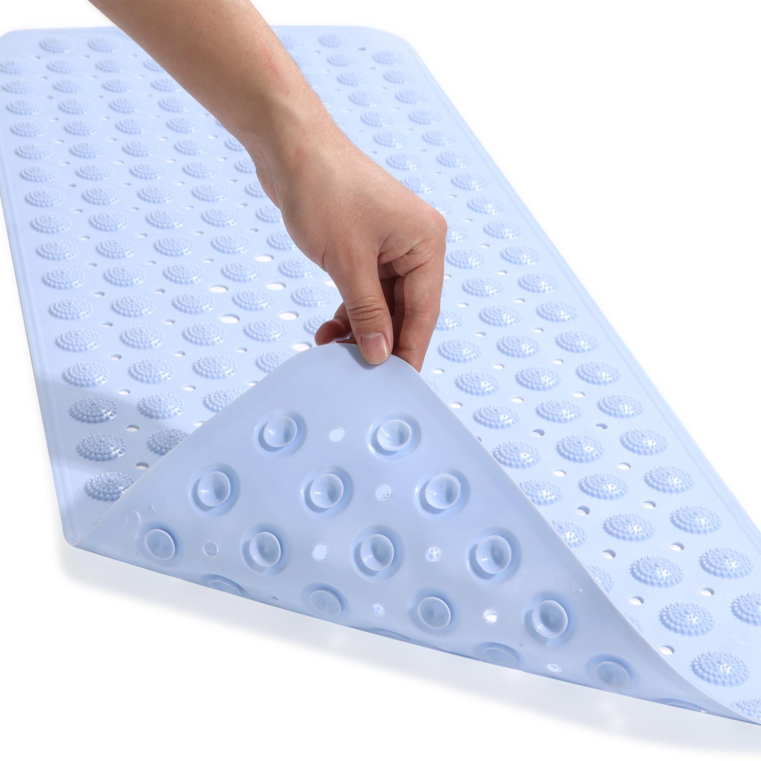 Home Anti-Rutsch-Duschmatte, Badematte, Badezimmermatte, Saugnapf, Massagepunkt himmelblaue von Joom DACH