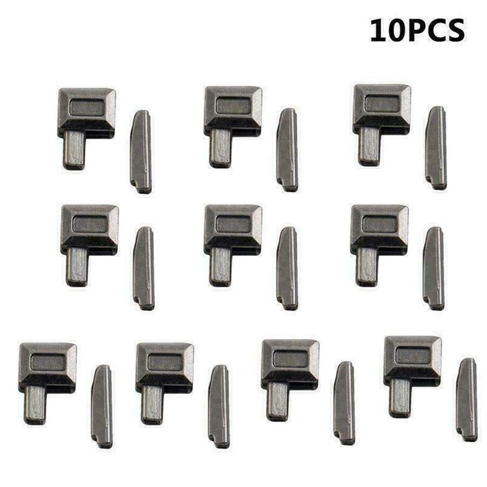 Home Bolt Buckles Repair Reißverschlussstopper Nähen Reißverschlüsse Bekleidungszubehör Metall-Reißverschlussstopper schwarz von Joom DACH