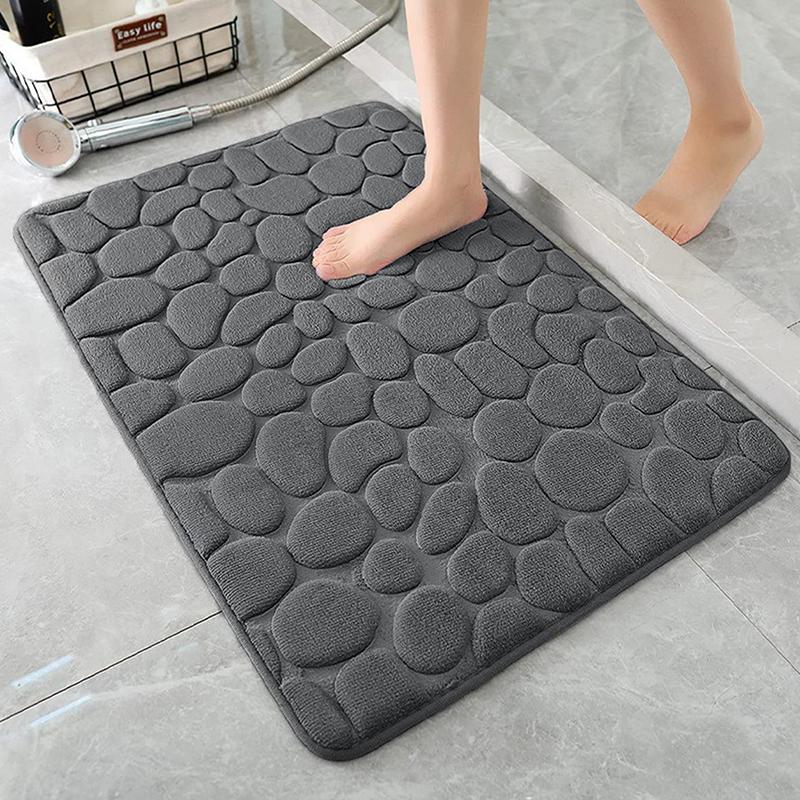 Home Cobblestone geprägte Tür Teppich Fußmatte Badezimmer einfache Wind saugfähig dunkelgraue Home Cobblestone geprägte Tür Teppich Fußmatte Badezimmer einfache Wind saugfähig dunkelgraue von Joom DACH