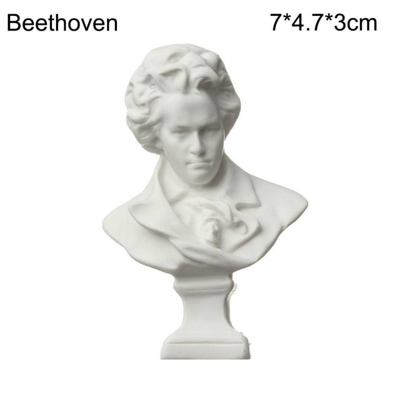 Home Decor Desktop Ornament Griechische Mythologie Gips Statue Gips Büste Porträts Berühmte Skulptur Beethoven von Joom DACH