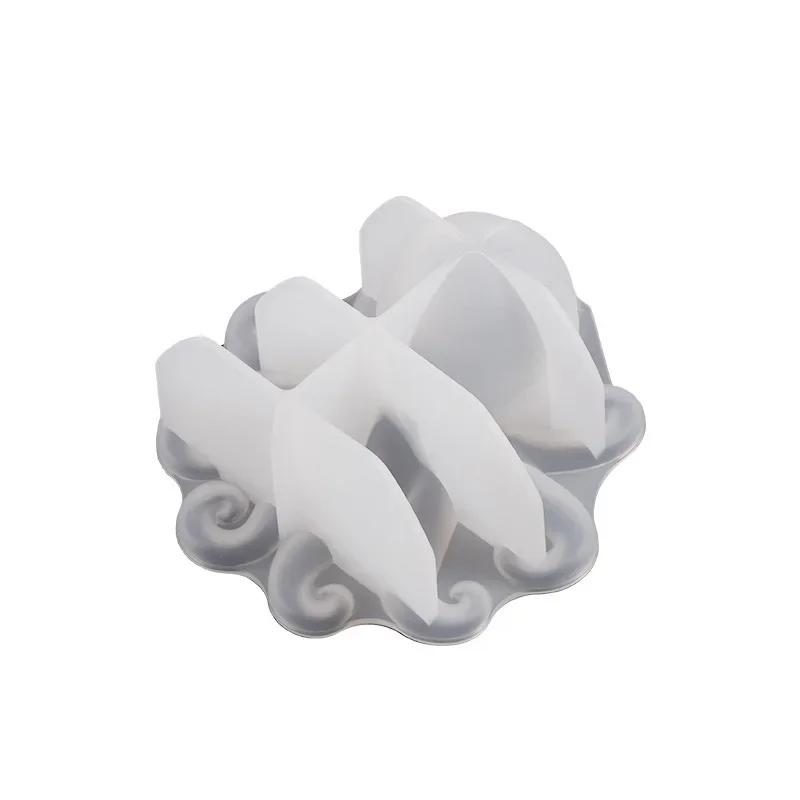 Home Fashion Dekoration Oktopus Harzformen Silikon Ornamentform Epoxid Gießen Fisch Ausstellungsform DIY Harz Handwerk Wandbehang A von Joom DACH