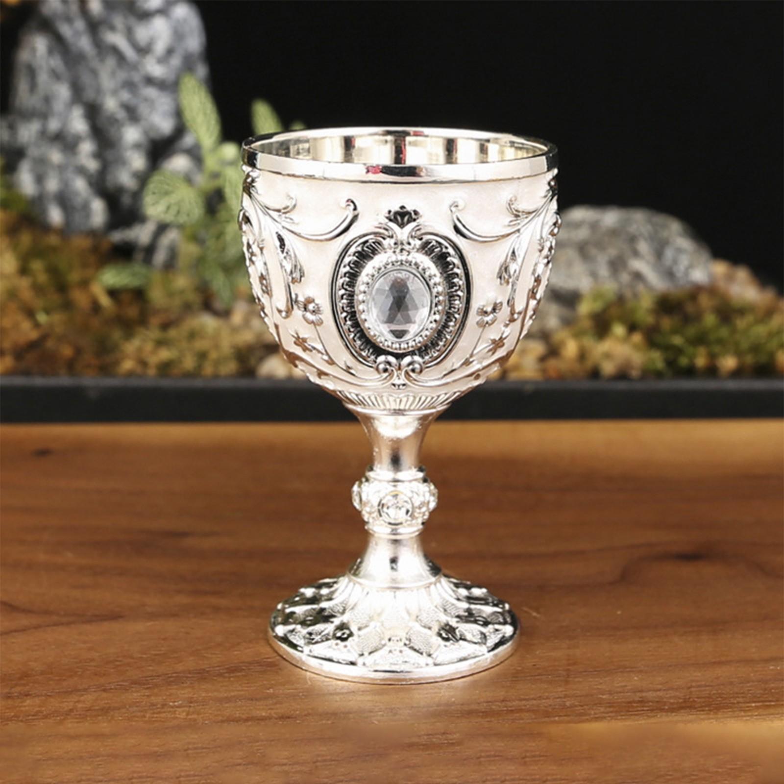 Home Retro Metall Weinglas Whiskyglas 30ML silber Home Retro Metall Weinglas Whiskyglas 30ML silber von Joom DACH