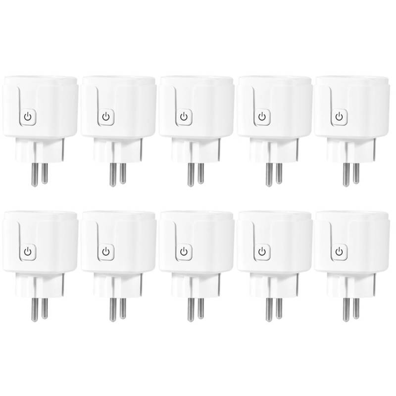 Homekit-Fernbedienung, WiFi-Smart-Steckdose, kabelloser Smart-EU-Adapter, funktioniert mit Homekit-Steckdose mit Siri-Sprachsteuerung 10PCS von Joom DACH