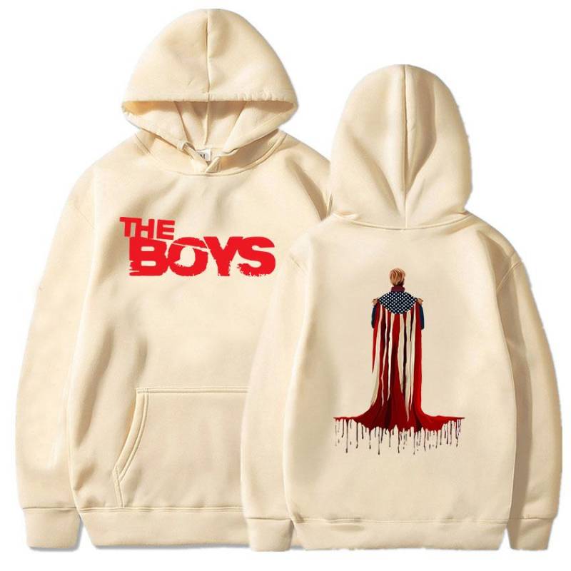 Homelander Graphic Hoodies Film The-Boys Sweatshirts Streetwear Hip Hop Casual Langarm Winter Pullover Männer Hoodie XXL khaki von Joom DACH