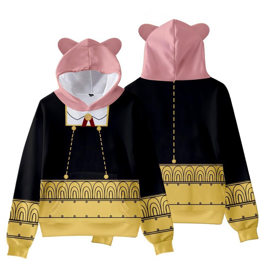 Hoodies Spy X Family Anya Forger Kleidung Jungen Mädchen Hoodie Sweatshirt Oberbekleidung Jacke Kinderkleidung S von Joom DACH