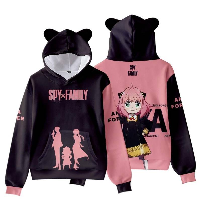 Hoodies Spy X Family Anya Forger Kleidung Jungen Mädchen Hoodie Sweatshirt Oberbekleidung Jacke Kinderkleidung S von Joom DACH