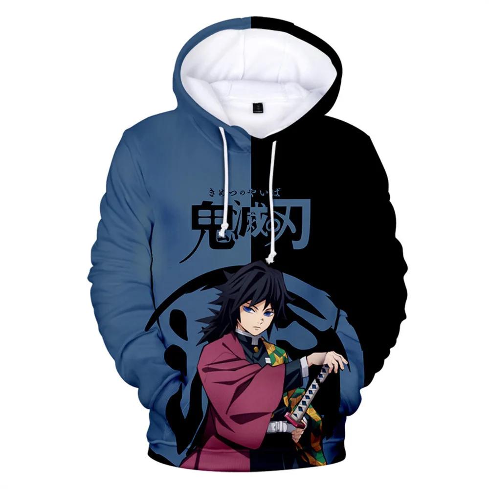 Hoodies für Kinder Kawalii Cartoon Hoodie Demon Slayer Print Mode Herbst Outdoor Kleidung Kinder Mädchen Sweatshirts Tops 140 von Joom DACH