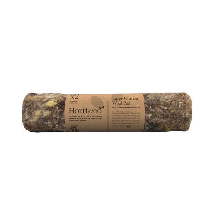 Hortiwool Korbeinlage aus Wolle für den Garten One Size braun von Joom DACH