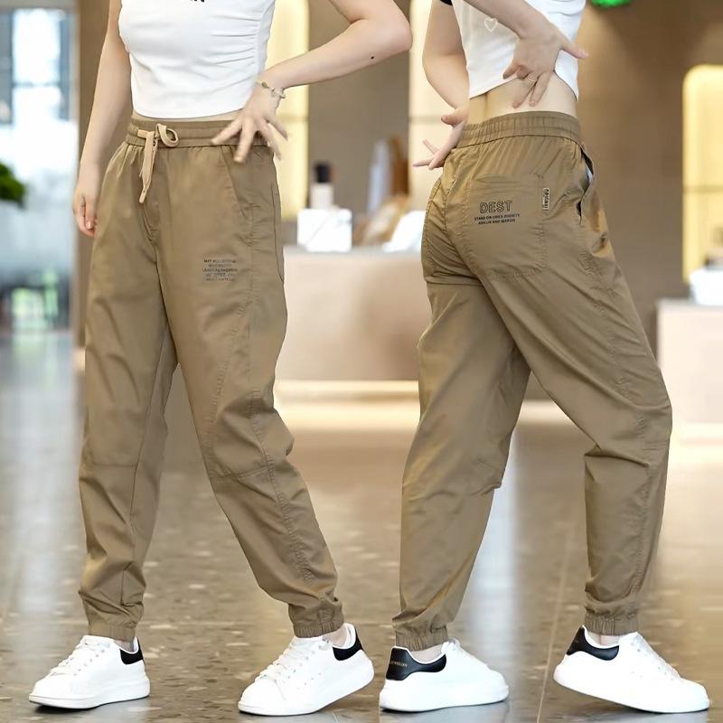 Hosen Damen, Sommer Dünne Schnelltrocknende Hosen, Locker Neue Freizeithosen, Enganliegende Sporthosen Damen XL braun von Joom DACH