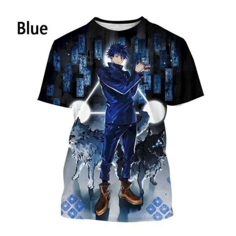 Hot Anime Jujutsu Kaisen 3d Druck Sommer Männer/Frauen Oansatz T-shirt Casual Kurzarm Übergroßen T Shirt Mode Unisex kleidung S von Joom DACH