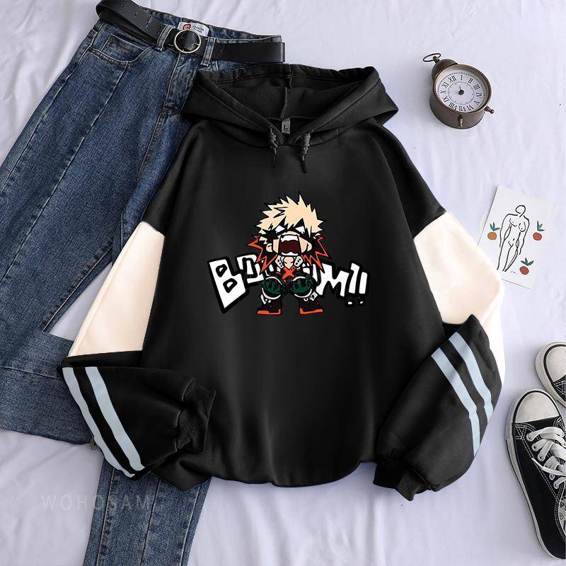 Hot Anime My Hero Academia Bakugo Katsuki Grafikdruck Mit Kapuze Herren Damen Hoodies Übergroßes Casual Sweatshirt Harajuku Streetwear XS schwarz Hot Anime My Hero Academia Bakugo Katsuki Grafikdruck Mit Kapuze Herren Damen Hoodies Übergroßes Casual Sweatshirt Harajuku Streetwear XS schwarz von Joom DACH