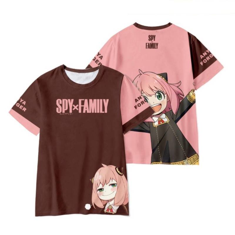 Hot Spy X Familie T-Shirts Anime Mädchen Anya Forger 3D Print Street Männer Frauen Mode Übergroßen T Shirt Kinder Tees tops Kleidung M Hot Spy X Familie T-Shirts Anime Mädchen Anya Forger 3D Print Street Männer Frauen Mode Übergroßen T Shirt Kinder Tees tops Kleidung M von Joom DACH