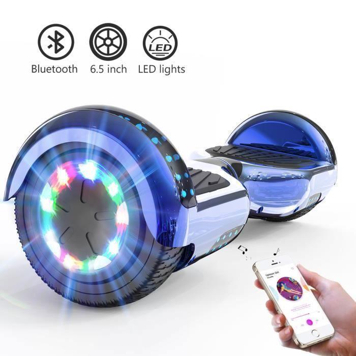 Hoverboard RCB 6.5 Zoll für Kinder und Jugendliche - Bluetooth LED - Leistungsstarker Motor - Blau von Joom DACH