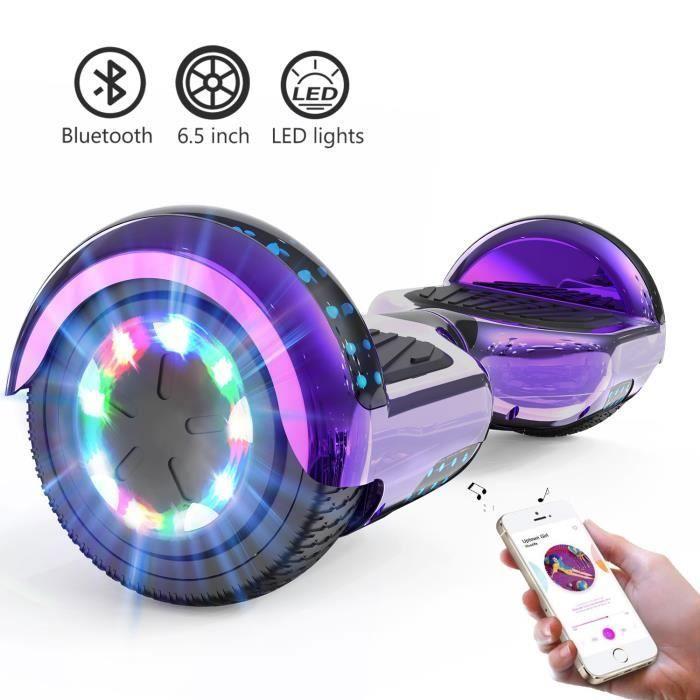 Hoverboard RCB 6.5 Zoll für Kinder und Jugendliche - Bluetooth LED - Leistungsstarker Motor - Lila von Joom DACH