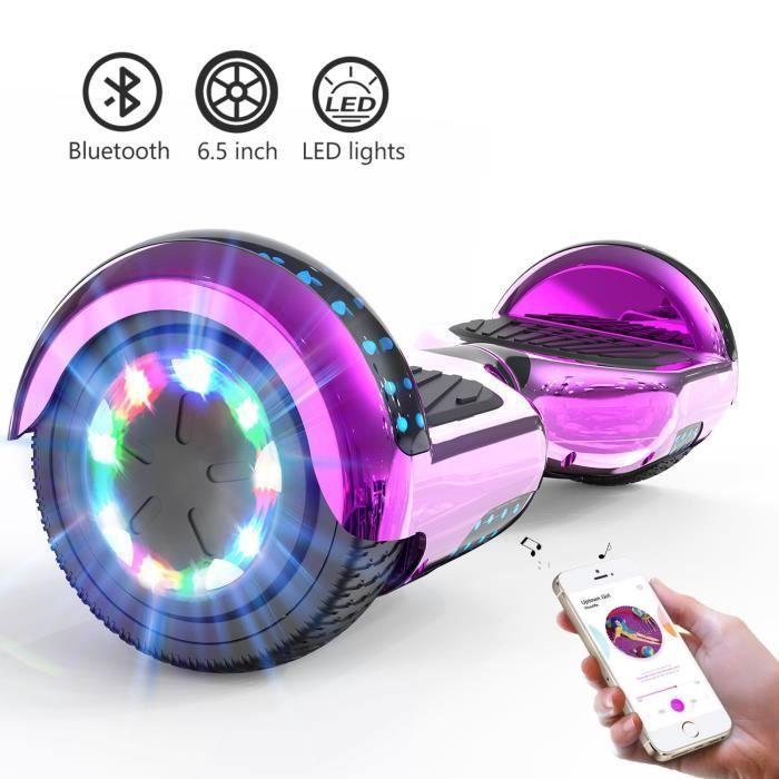 Hoverboard RCB 6.5 Zoll für Kinder und Jugendliche Bluetooth LED Leistungsstarker Motor Rosa von Joom DACH