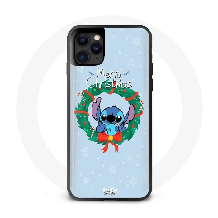 Hülle für Iphone 13 Stitch Snow Merry Christmas blau von Joom DACH