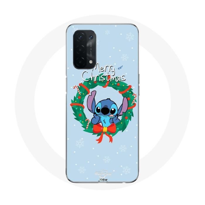 Hülle für Oppo A74 5G Stitch Snow Merry Christmas Blau blau von Joom DACH