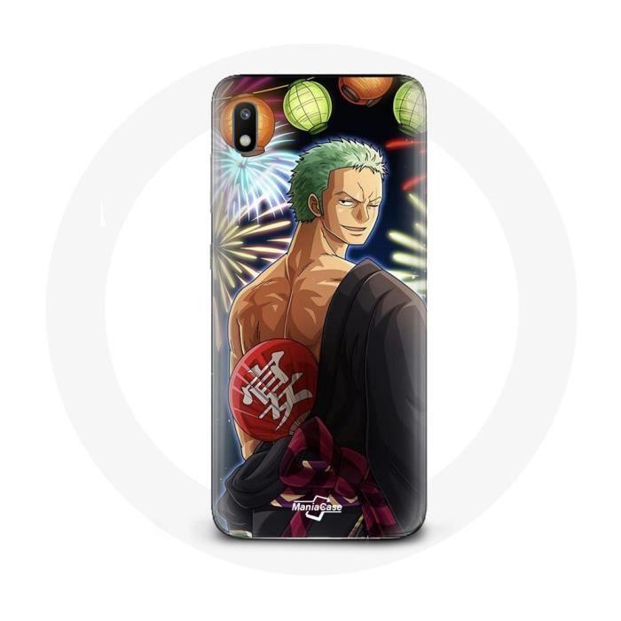 Hülle für Samsung Galaxy A10 One Piece Merry Christmas Zoro Anime Manga schwarz von Joom DACH