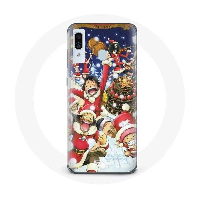 Hülle für Samsung Galaxy A20e One Piece Christmas Day Anime Manga von Joom DACH