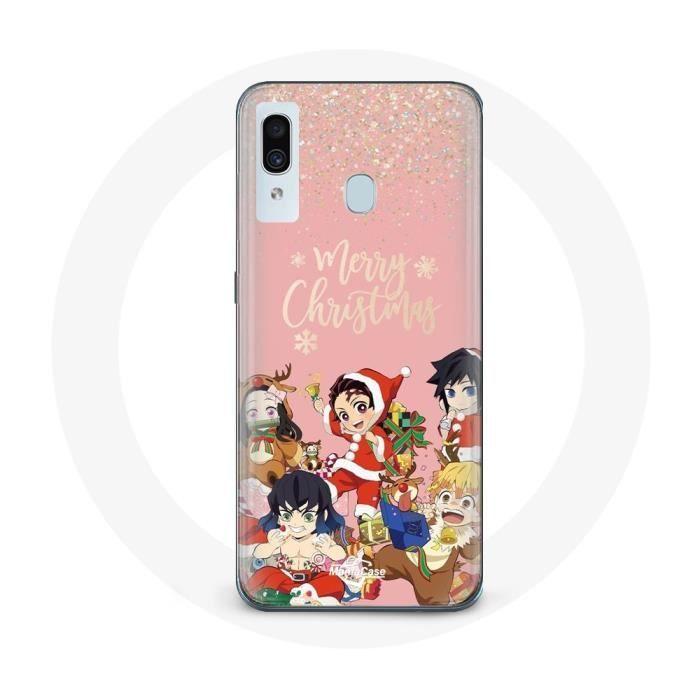 Hülle für Samsung Galaxy A30 Demon Slayer Frohe Weihnachten Poster Anime Manga schwarz von Joom DACH