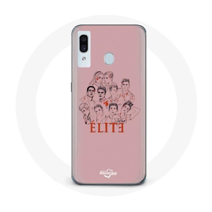 Hülle für Samsung Galaxy A30 Elite Staffel 5 Poster Charaktere Fanart Logo von Joom DACH